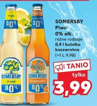 Kaufland Piwo somersby mandarine 0.0% oferta