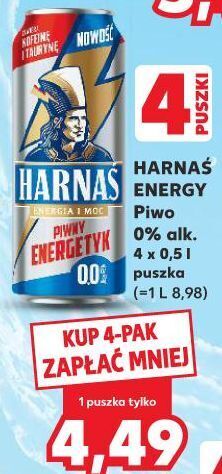 Kaufland Piwny energetyk harnaś energia i moc oferta