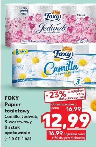 Kaufland Papier toaletowy foxy camilla oferta