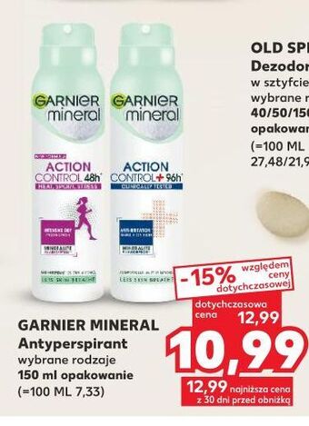 Kaufland Dezodorant garnier mineral action control oferta