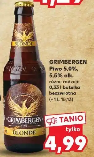 Kaufland Piwo grimbergen blonde oferta