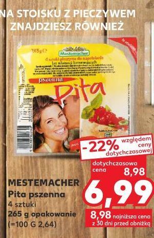 Kaufland Pita pszenna mestemacher oferta