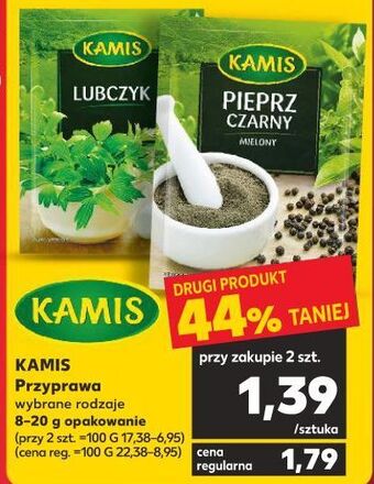 Kaufland Pieprz czarny mielony kamis oferta