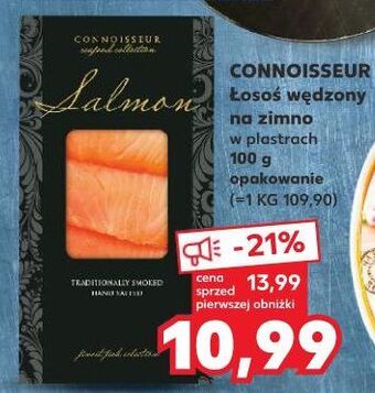 Kaufland Łosoś wędzony plastry connoisseur oferta