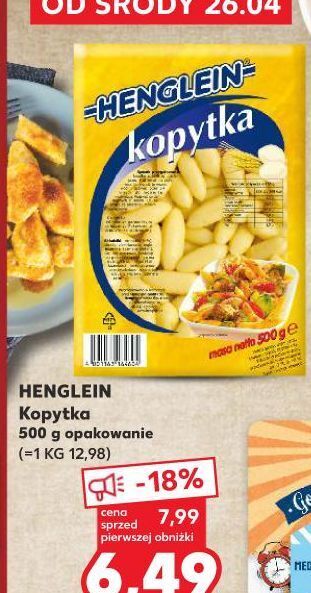 Kaufland Kopytka henglein oferta