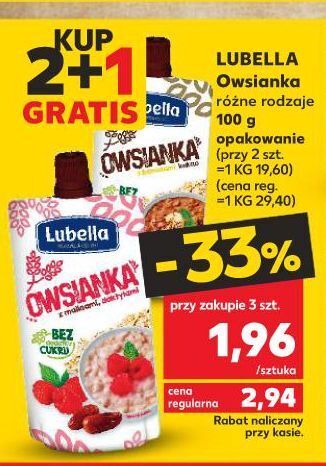 Kaufland Owsianka banan-kakao lubella oferta
