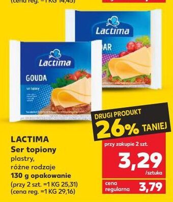 Kaufland Ser topiony gouda lactima oferta