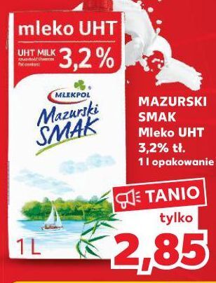 Kaufland Mleko 3.2% mazurski smak oferta