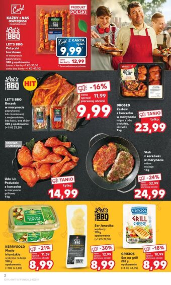 Kaufland Patyczki boczkowe w marynacie paprykowej stoisko mięsne oferta