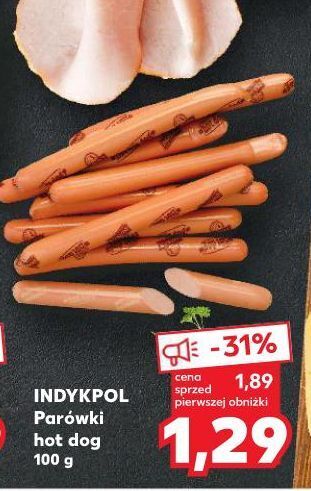 Kaufland Parówki hot dog indykpol oferta