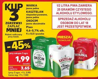 Kaufland Piwo okocim jasne okocimskie oferta