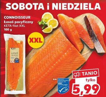 Kaufland Łosoś pacyficzny filet ze skórą connoisseur oferta