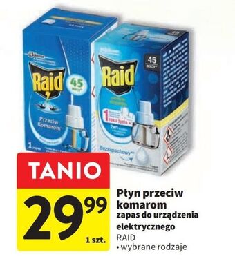 Intermarche Płyn do urządzenia elektrycznego przeciw komarom 45 nocy bezzapachowy raid oferta