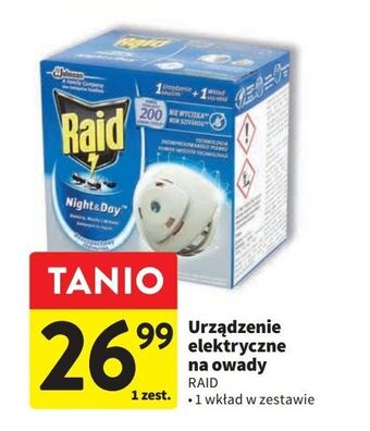 Intermarche Urządzenie elektryczne z płynem raid oferta