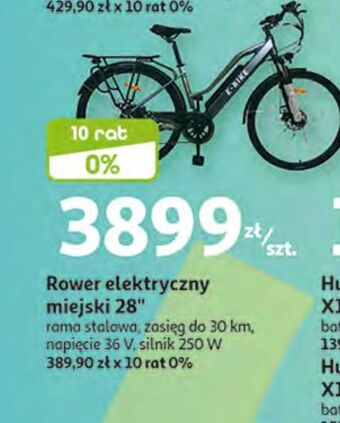 Auchan Rower elektryczny 28 oferta