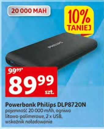 Auchan Powerbank dlp8720n philips oferta
