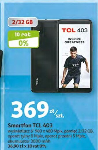 Auchan Smartfon 403 tcl oferta