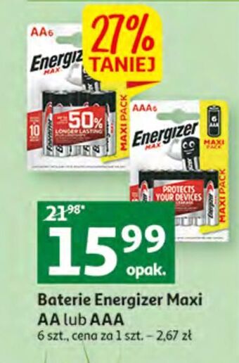 Auchan Baterie aa energizer max oferta