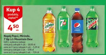 Auchan Napój orange mirinda oferta