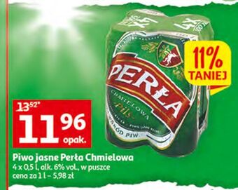 Auchan Piwo perła chmielowa oferta