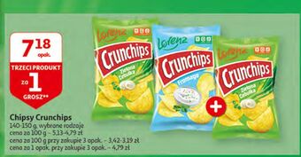 Auchan Chipsy fromage crunchips oferta