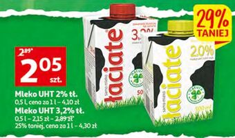 Auchan Mleko 3.2% łaciate oferta