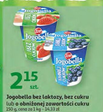 Auchan Jogurt truskawkowy bez laktozy zott jogobella oferta