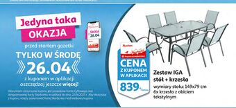 Auchan Zestaw mebli iga oferta