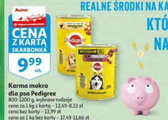 Auchan Karma dla psa kurczak - marchewka pedigree oferta