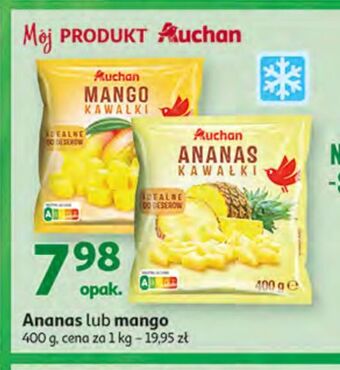 Auchan Ananas kawałki auchan różnorodne (logo czerwone) oferta