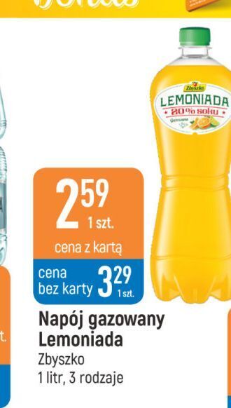 E.Leclerc Lemoniada cytryna limonka zbyszko oferta