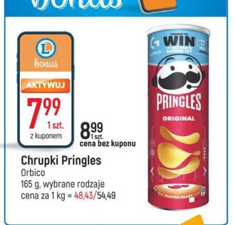 E.Leclerc Chipsy original pringles oferta