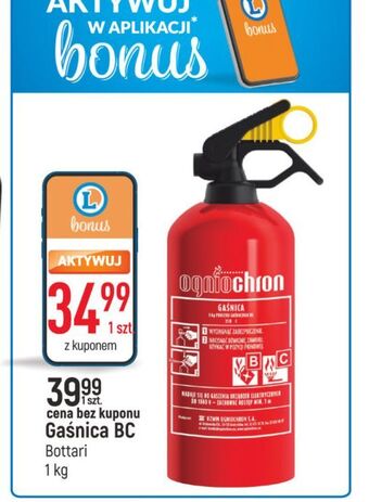 E.Leclerc Gaśnica proszkowa 1 kg bc ogniochron oferta