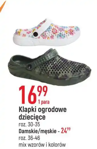 E.Leclerc Klapki ogrodowe męskie 36-46 oferta