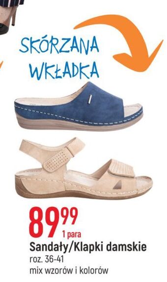 E.Leclerc Klapki damskie 36-41 oferta