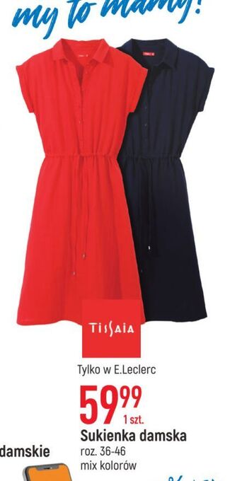 E.Leclerc Sukienka damska 36-46 tissaia oferta