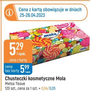 E.Leclerc Chusteczki higieniczne mola oferta