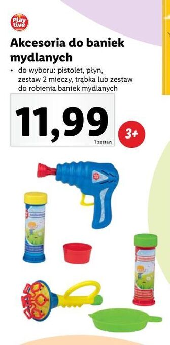 Lidl Zestaw mieczy do robienia baniek mydlanych playtive oferta