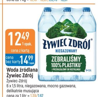 E.Leclerc Woda mocny gaz żywiec zdrój oferta