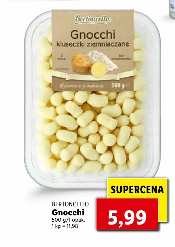 Promocja Gnocchi w Lidl