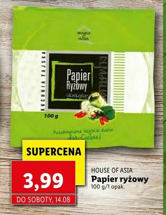 Lidl Papier ryżowy oferta
