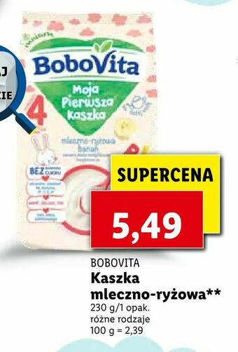 Lidl Kaszka mleczno-ryżowa oferta