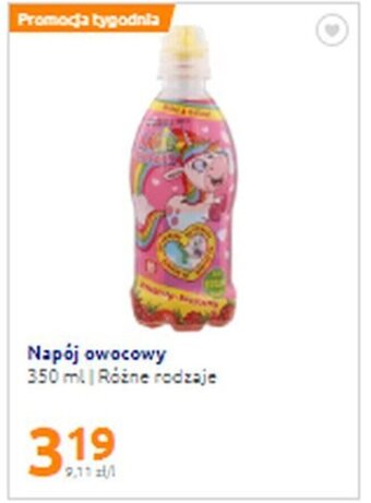 Action Napój owocowy 350 ml oferta