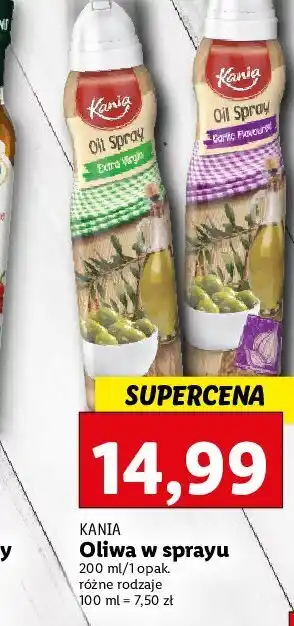 Lidl Oliwa z oliwek w sprayu czosnkowa oferta