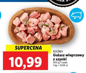 Lidl Gulasz wieprzowy z szynki oferta