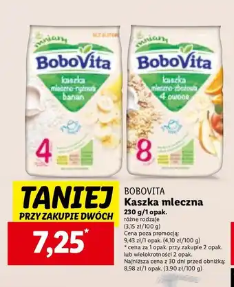 Lidl Kaszka mleczno-zbożowa 4 owoce oferta