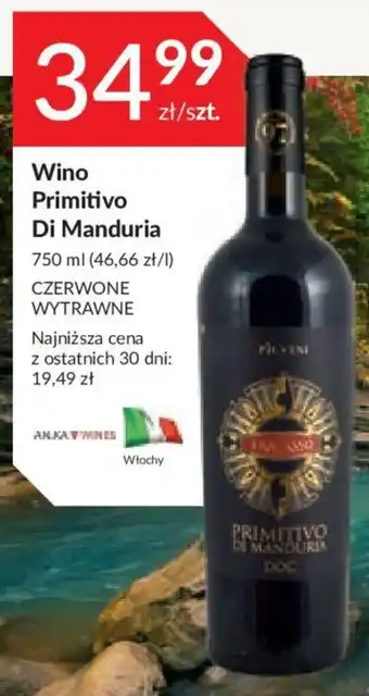 Stokrotka Wino Primitivo Di Manduria 750ml oferta