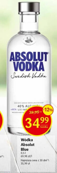 Wódka Absolut Blue