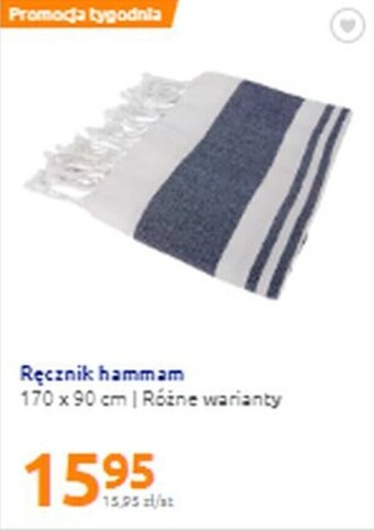 Action Ręcznik hammam 170 x 90 cm | oferta