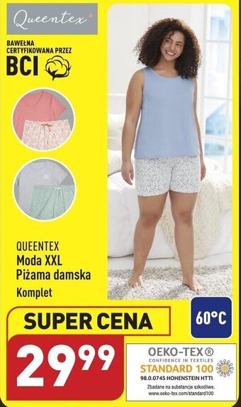ALDI Queentex Moda XXL Piżama damska oferta